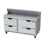 Beverage Air SPED60HC-16-4, Refrigerated Counter, Sandwich / Salad Unit