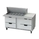 Beverage Air SPED60HC-18M-4, Refrigerated Counter, Mega Top Sandwich / Salad Unit
