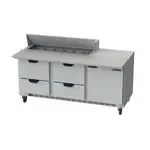 Beverage Air SPED72HC-12C-4, Refrigerated Counter, Sandwich / Salad Unit