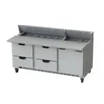 Beverage Air SPED72HC-18C-4, Refrigerated Counter, Sandwich / Salad Unit