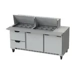 Beverage Air SPED72HC-24M-2, Refrigerated Counter, Mega Top Sandwich / Salad Unit