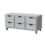 Beverage Air UCRD72AHC-6, Refrigerator, Undercounter, Reach-In