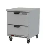 Beverage Air WTFD27AHC-2-FLT, Freezer Counter, Work Top