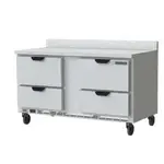 Beverage Air WTFD60AHC-4-FIP, Freezer Counter, Work Top