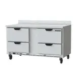 Beverage Air WTFD60AHC-4, Freezer Counter, Work Top