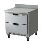 Beverage Air WTRD32AHC-2-FIP, Refrigerated Counter, Work Top