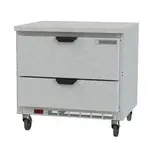 Beverage Air WTRD36AHC-2-FLT, Refrigerated Counter, Work Top