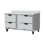 Beverage Air WTRD60AHC-4-FIP, Refrigerated Counter, Work Top