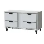 Beverage Air WTRD60AHC-4-FLT, Refrigerated Counter, Work Top