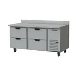 Beverage Air WTRD67AHC-4, Refrigerated Counter, Work Top