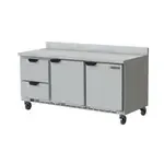 Beverage Air WTRD72AHC-2-FIP, Refrigerated Counter, Work Top