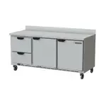 Beverage Air WTRD72AHC-2, Refrigerated Counter, Work Top