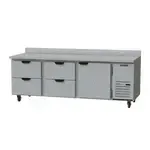 Beverage Air WTRD93AHC-4, Refrigerated Counter, Work Top