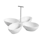 CAC China COL-44, China, Compartment Dish Bowl