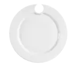 CAC China COL-P8, Plate, Wine Glass Holder