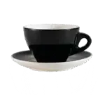 CAC China , E-11-BLK, Cup & Saucer Sets