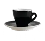 CAC China E-3-BLK, Cup & Saucer Sets