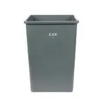 CAC China TCSQ-35GRY, Trash Can