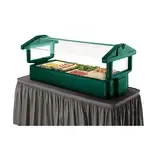 Cambro 5FBRTT519, Cold Food Buffet, Tabletop, Polyethylene, Green, (4) Pan Size