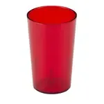 Cambro 950P156, Serving/Drinking Glasses, 9.5 Oz., Red