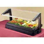 Cambro BBR720110, Cold Food Buffet, Tabletop, Polyethylene, Black, (5) Pan Size