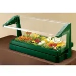 Cambro BBR720519, Cold Food Buffet, Tabletop, Polyethylene, Green, (5) Pan Size