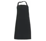 Chef Revival 600PS-NP-BK, Bib Apron, Black, Spun Polyester