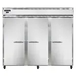 Continental Refrigerator , 3FEN, Freezer, Reach-In, Three-Section, Self-Contained, Solid Doors