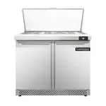 Continental Refrigerator D36N15M-FB, Refrigerated Counter, Mega Top Sandwich / Salad Unit
