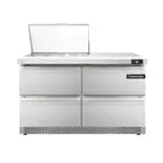 Continental Refrigerator D48N12M-FB-D, Refrigerated Counter, Mega Top Sandwich / Salad Unit