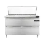 Continental Refrigerator D48N18M-D, Refrigerated Counter, Mega Top Sandwich / Salad Unit