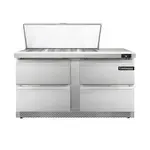 Continental Refrigerator D60N18M-FB-D, Refrigerated Counter, Mega Top Sandwich / Salad Unit