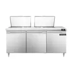 Continental Refrigerator D72N24M, Refrigerated Counter, Mega Top Sandwich / Salad Unit