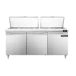 Continental Refrigerator D72N27M, Refrigerated Counter, Mega Top Sandwich / Salad Unit