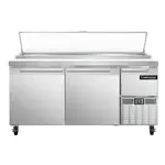 Continental Refrigerator PA68N, Refrigerated Counter, Pizza Prep Table