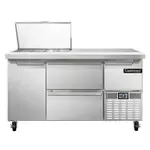 Continental Refrigerator RA60N12M-D, Refrigerated Counter, Mega Top Sandwich / Salad Unit
