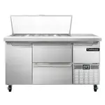 Continental Refrigerator RA60N18M-D, Refrigerated Counter, Mega Top Sandwich / Salad Unit