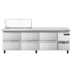Continental Refrigerator RA93N18M-D, Refrigerated Counter, Mega Top Sandwich / Salad Unit