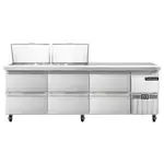Continental Refrigerator RA93N24M-D, Refrigerated Counter, Mega Top Sandwich / Salad Unit
