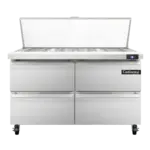 Continental Refrigerator SW48N18M-D, Refrigerated Counter, Mega Top Sandwich / Salad Unit