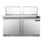 Continental Refrigerator SW60N24M-FB, Refrigerated Counter, Mega Top Sandwich / Salad Unit