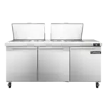 Continental Refrigerator SW72N24M, Refrigerated Counter, Mega Top Sandwich / Salad Unit