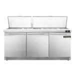 Continental Refrigerator SW72N30M-FB, Refrigerated Counter, Mega Top Sandwich / Salad Unit