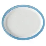 Corona PA1601807812, Display Platters, Porcelain, Blue, Oval