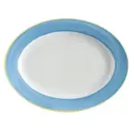 Corona PA1601907712, Display Platters, Porcelain, Blue, Oval