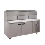 Delfield , 18672PDLP, Refrigerated Counter, Pizza Prep Table