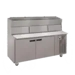 Delfield 18672PDLP, Refrigerated Counter, Pizza Prep Table