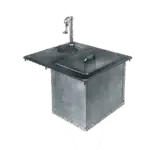 Delfield 204, Ice & Water Unit, Drop-In, Insulated