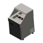 Delfield F18MC27-BSP, Refrigerated Counter, Mega Top Sandwich / Salad Unit