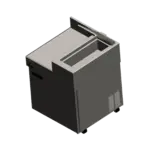 Delfield F18MC33-BLSNP, Refrigerated Counter, Mega Top Sandwich / Salad Unit